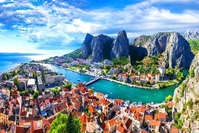 Amazing Sea View Apartment Omis Bagian luar foto
